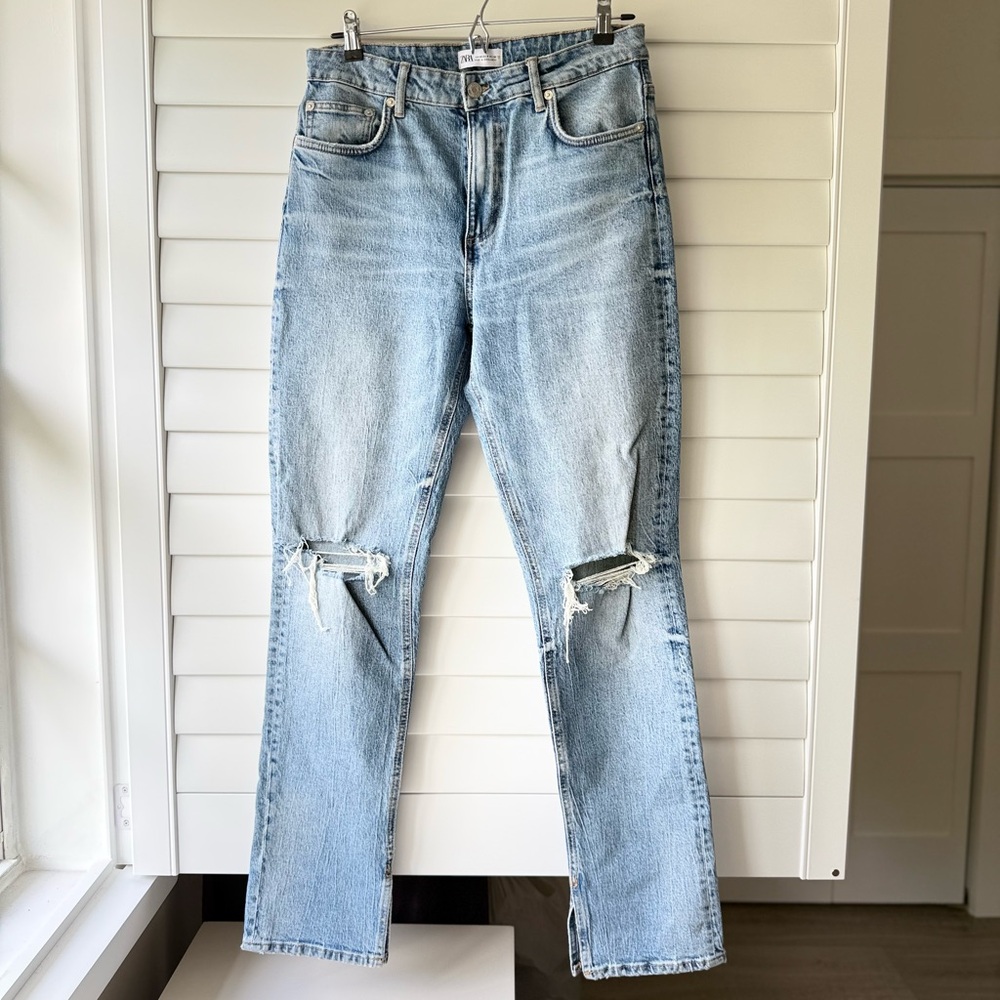 ZARA Flim-fit High Rise Jeans